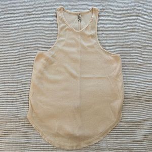 Free People Intimates Ribbed High Neck Tank xs